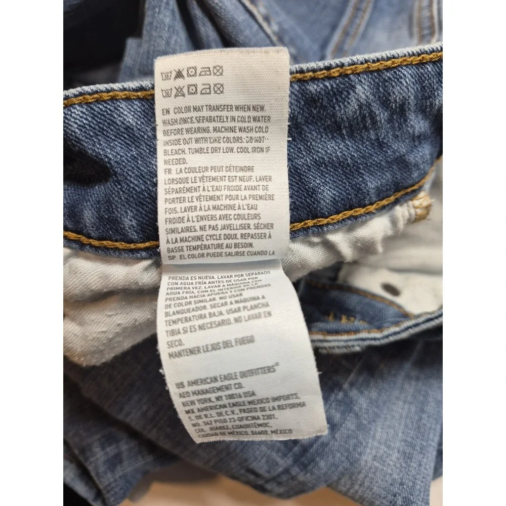 American Eagle Jeans‎ Mens 36x30 Blue Extreme Flex Straight Leg Denim Stretch